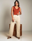 PANTALÓN PANA BEIGE