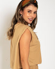 SET BOXY PANTALÓN CARGO BEIGE
