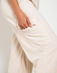 SET BOXY PANTALÓN CARGO BLANCO