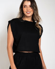 SET BOXY PANTALÓN CARGO NEGRO